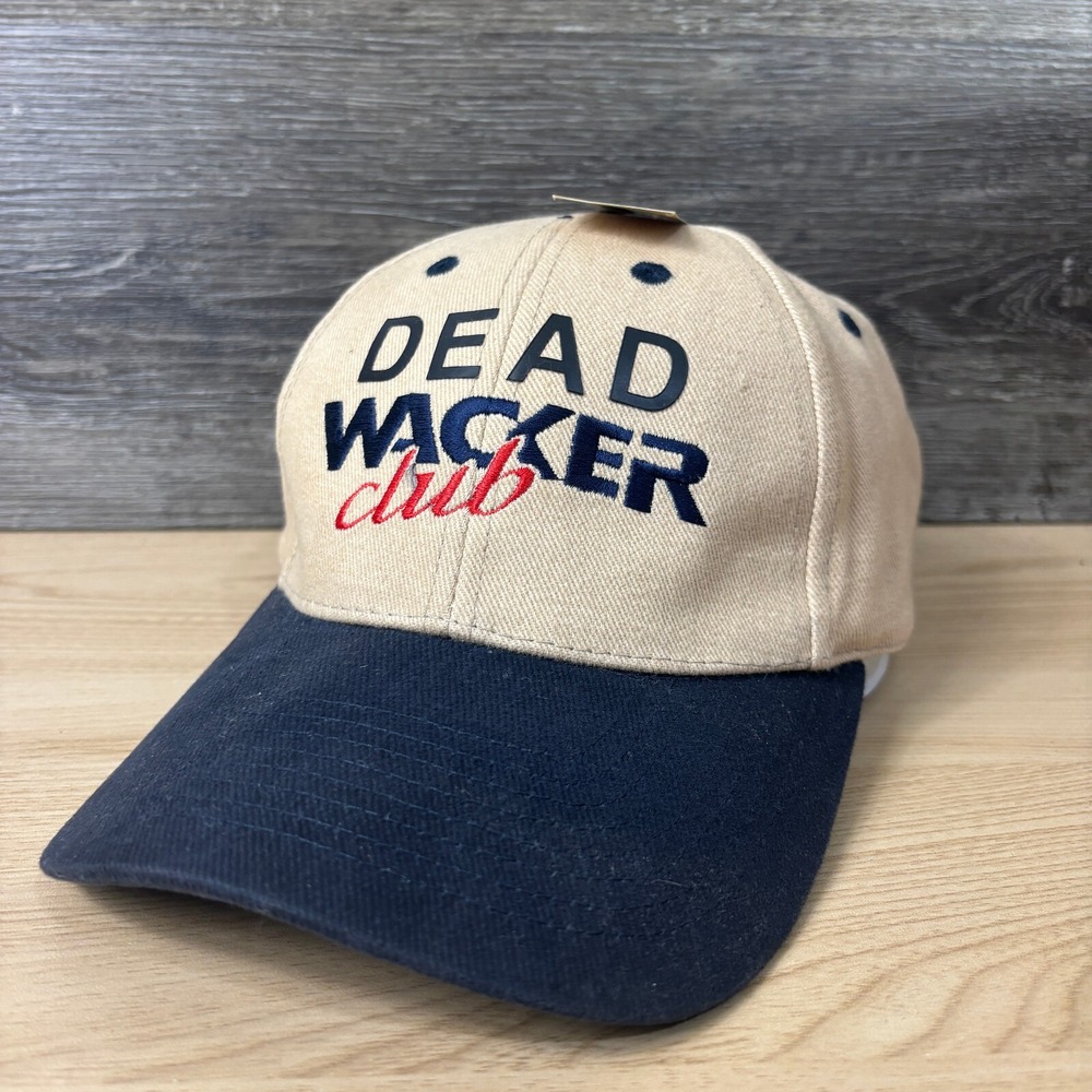 Dead Wacker Club Hat Cap Strap Back Brown Adjustable NWT